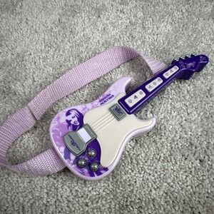 Build-A-Bear Hannah Montana Purple Guitar Toy Works Disney 8" Retro Toy